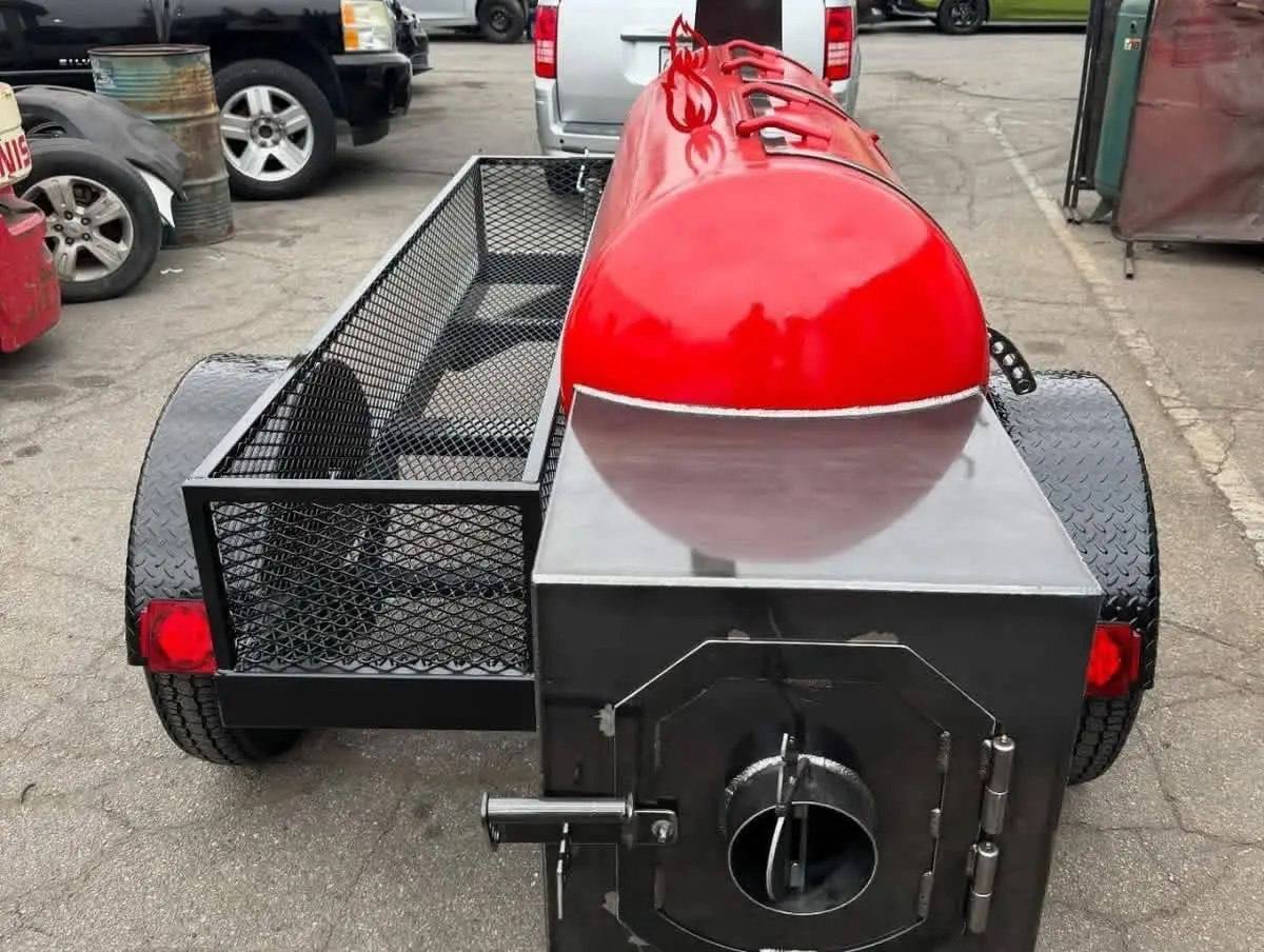 200 Gallon Offset Smoker Trailer With Insulated Firebox - Image 2