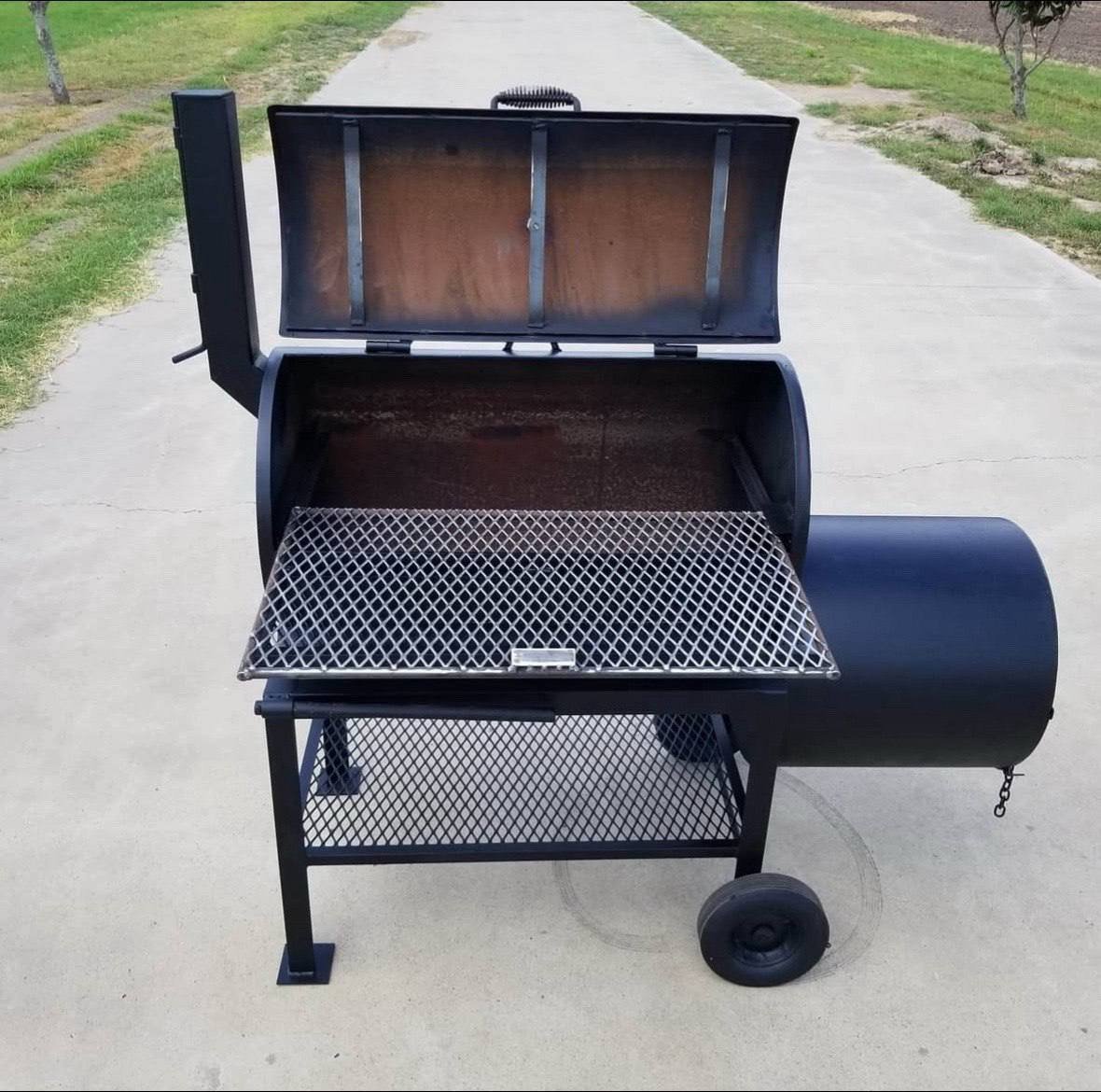 24x50 Heavy-Duty Steel Charcoal Grill