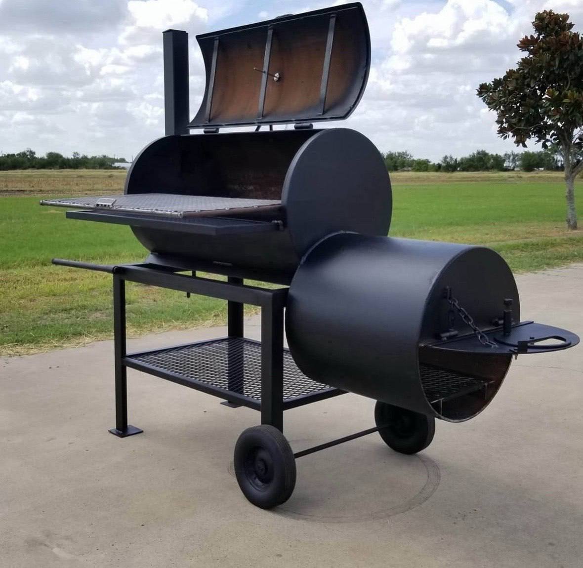 24x50 Heavy-Duty Steel Charcoal Grill