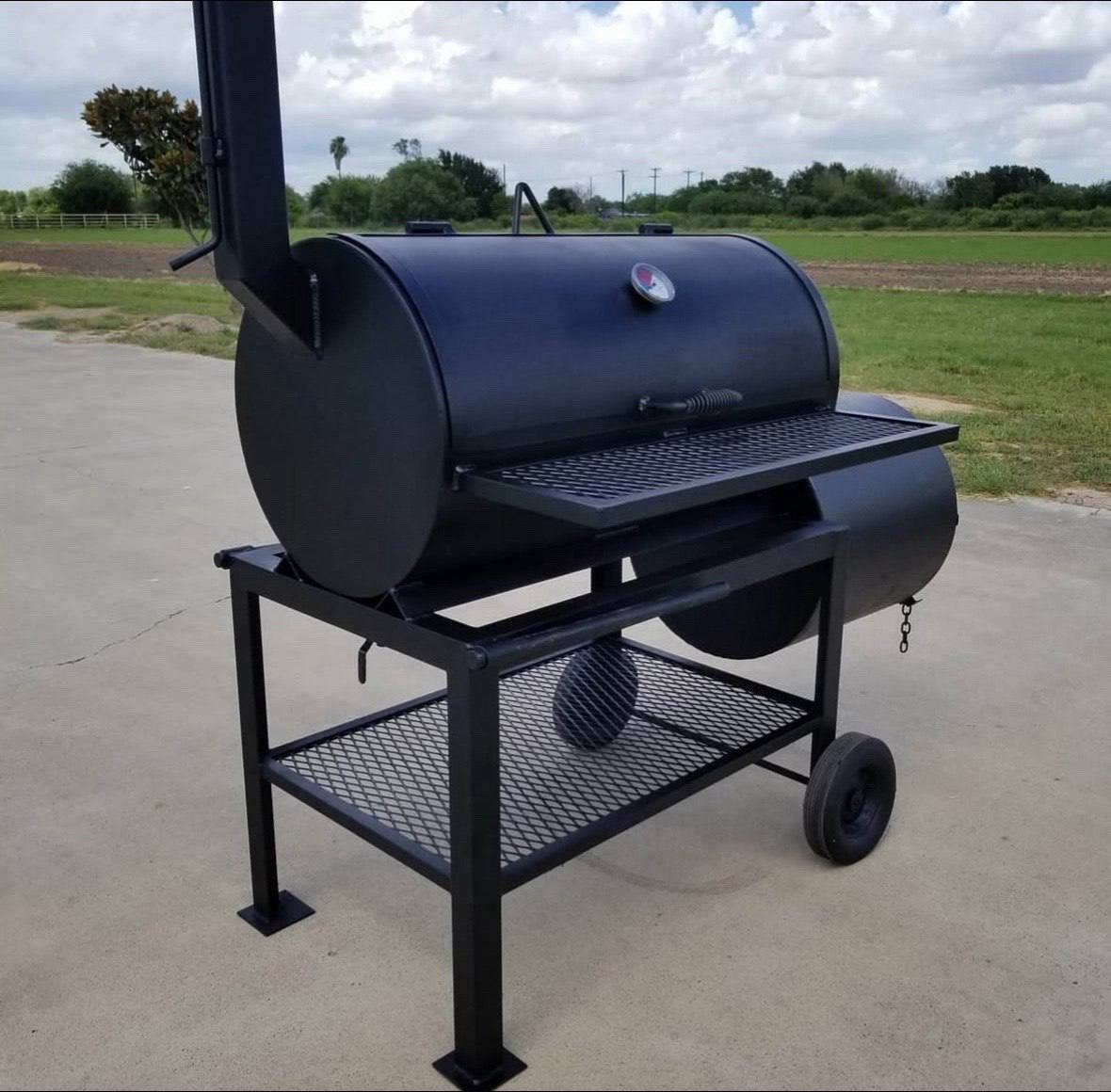 24x50 Heavy-Duty Steel Charcoal Grill