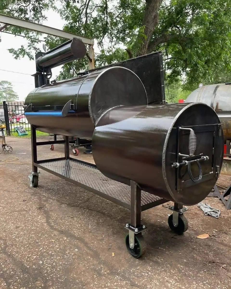 24″ x 60″ Offset Smoker with Insulated Firebox
