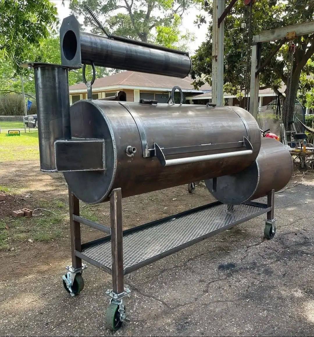 24" x 60" Offset Smoker with Insulated Firebox - Image 3