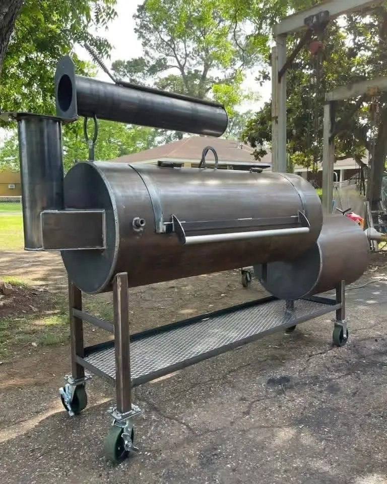 24" x 60" Offset Smoker with Insulated Firebox - Image 4