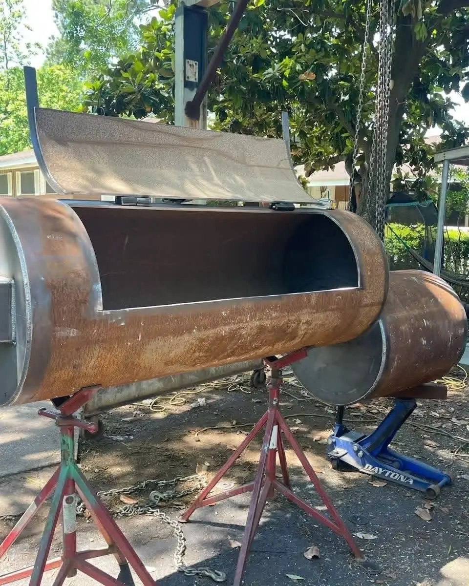 24" x 60" Offset Smoker with Insulated Firebox - Image 6