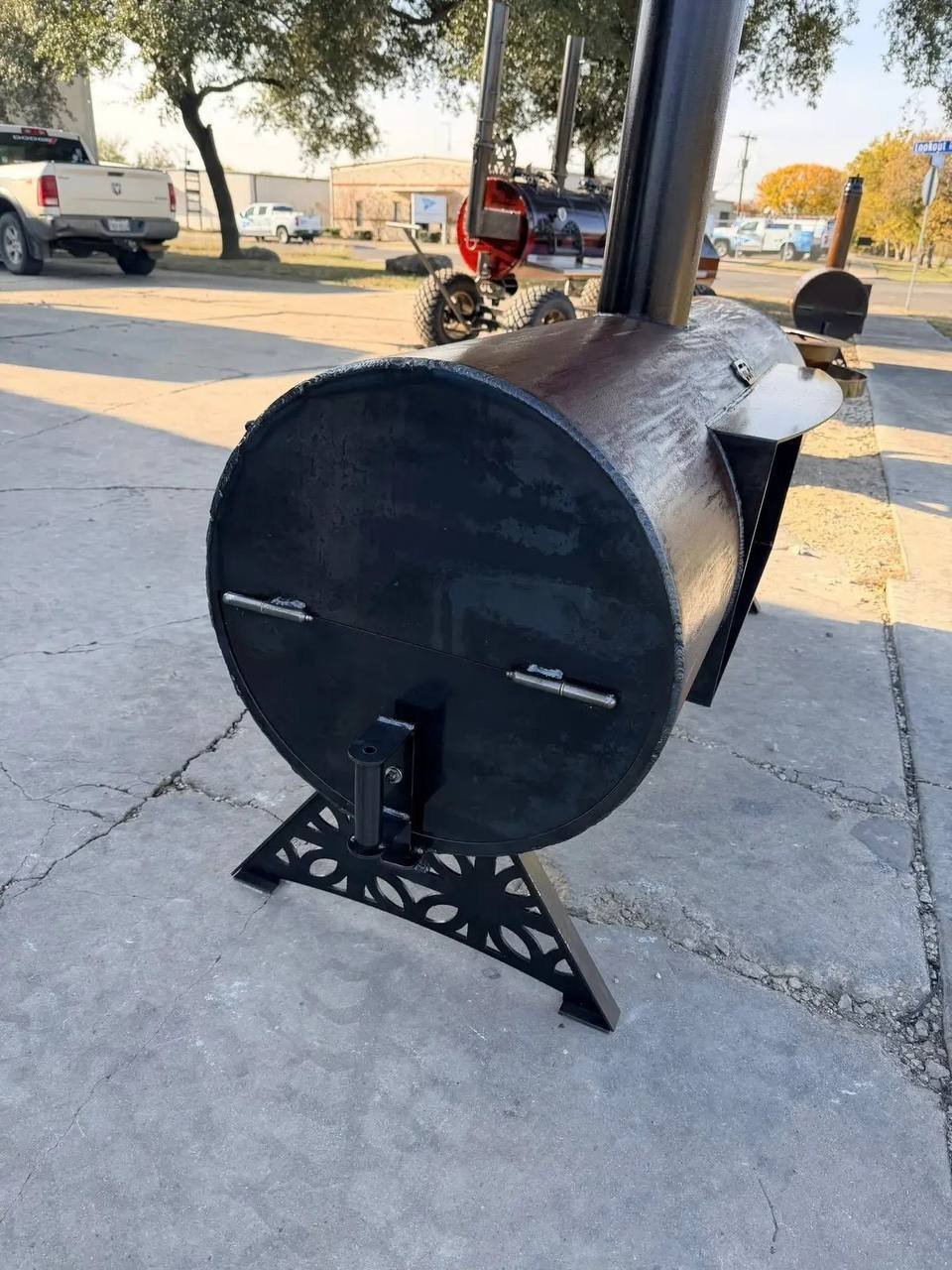 24″ x 70″ Camino Steel Outdoor Fire Pit and Heater