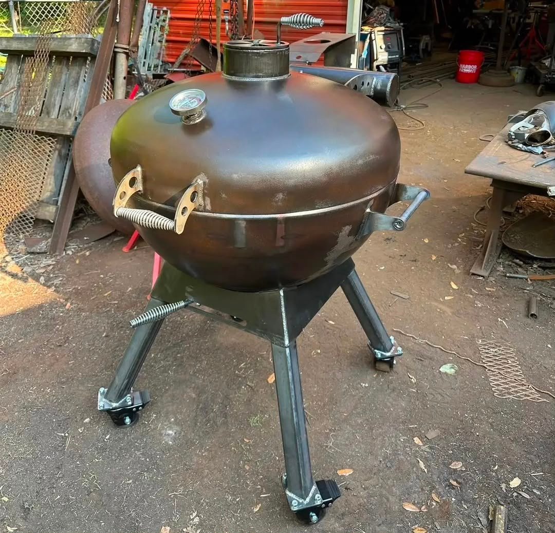 Domed Bowl Grill on Casters – Note the price includes shipping!
