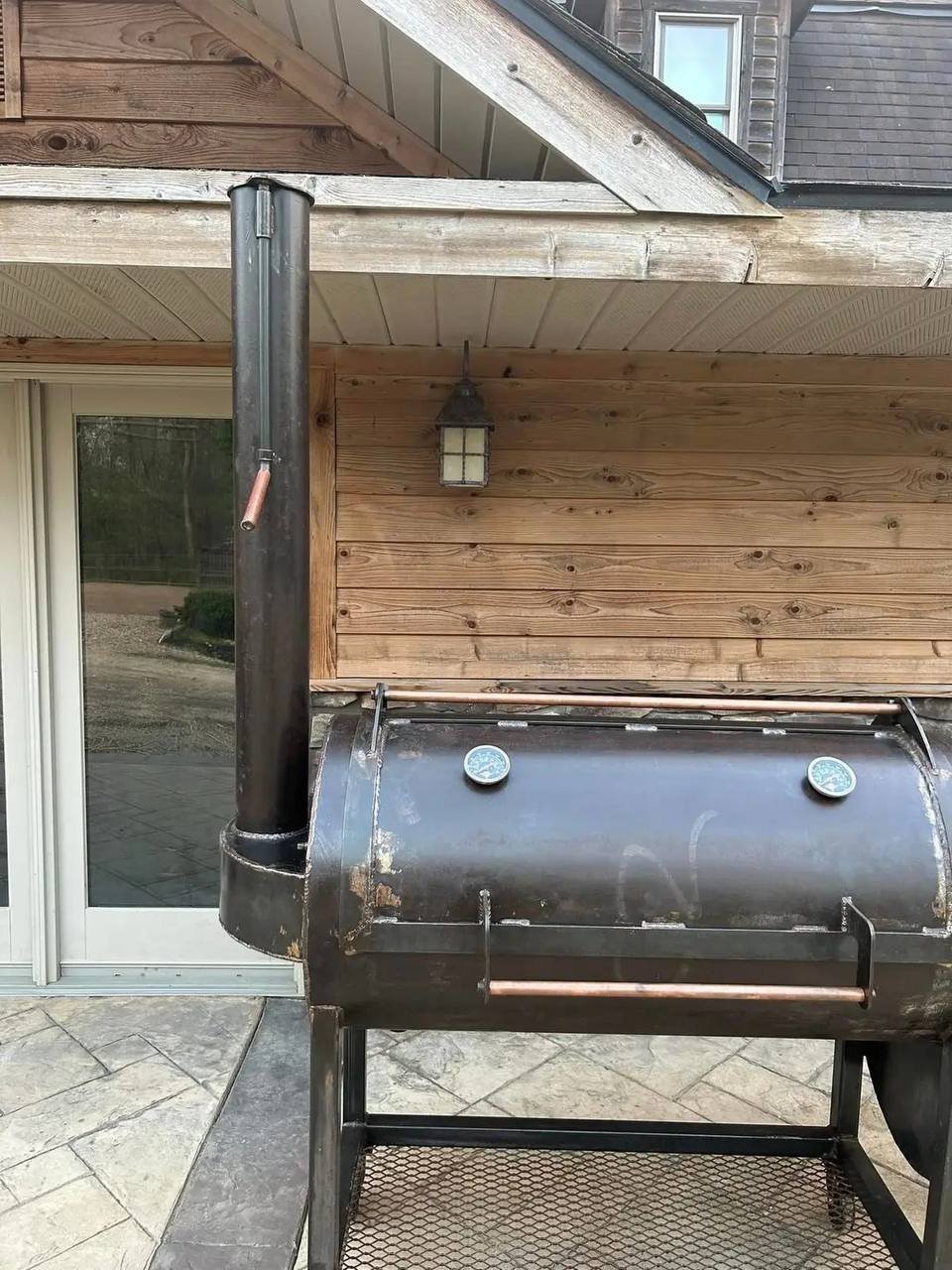 Custom 24×48 Heavy-Duty Offset Smoker