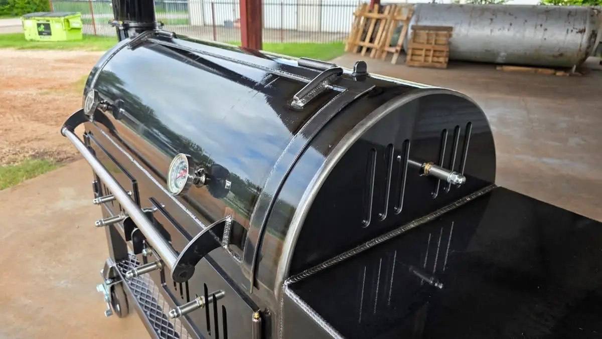 Heirloom Pits 24 x 50 Inch Offset Smoker Combo Grill - Image 2