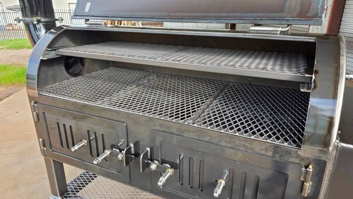 Heirloom Pits 24 x 50 Inch Offset Smoker Combo Grill - Image 4