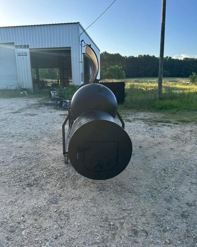 Large Dual-Door Offset Smoker on Casters - Image 5