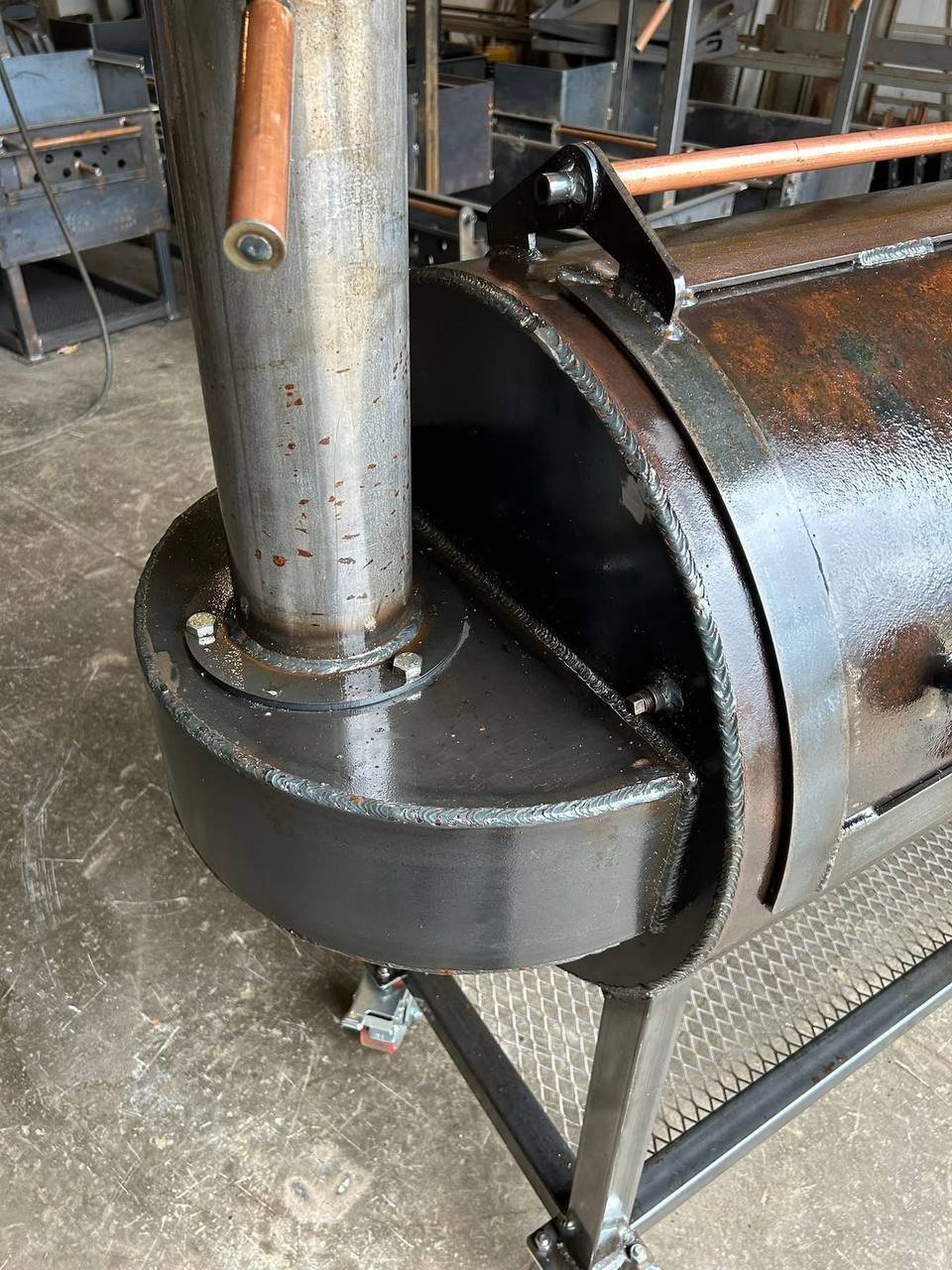 Little Pig 24 x 48 Inch Offset Smoker - Image 3